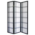 thumbnail image 2 of ORE International R542BK 70" Tall 3-Panel Screen / Room Divider "Girard" with Black finish, 2 of 2