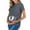 Dark Gray, variant on Bixock Tops for Pregnant Women,Basic Tops for Pregnant Women,Ladies Fashion Solid Color Print Short Sleeve Pregnant Woman Casual Clothe Top