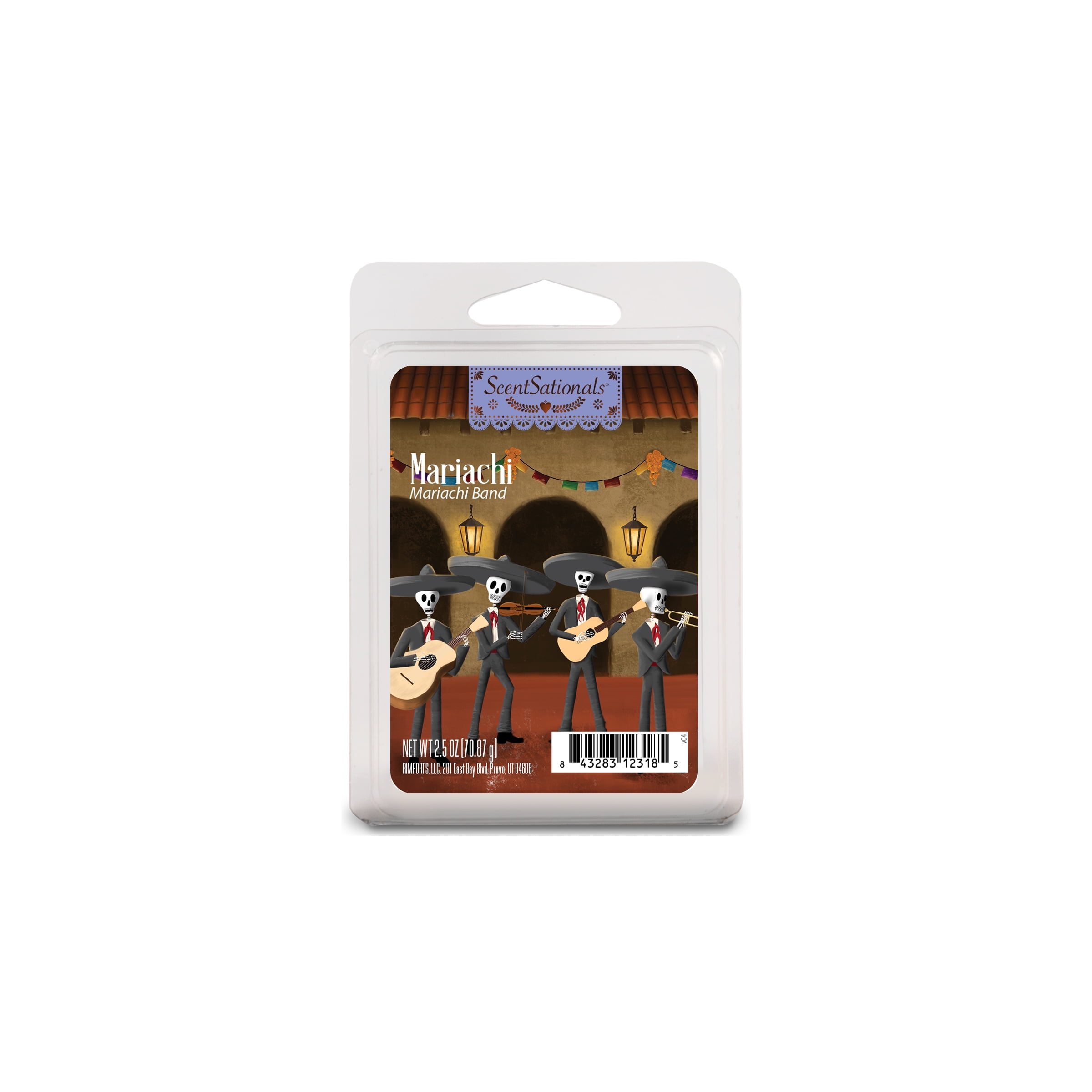 ScentSationals 2.5 oz Mariachi (Mariachi Band) Scented Wax Melts, 1-Pack