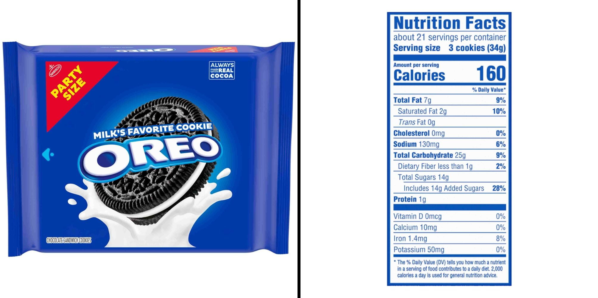 OREO Chocolate Sandwich Cookies 25.5 oz & Lay's Oven Baked Original Potato 6.25 oz