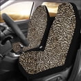 thumbnail image 2 of ZHANZZK Set of 2 Car Seat Covers Leopard Print Skin Print Universal Auto Front Seats Protector Fits for Car,SUV Sedan,Truck, 2 of 4