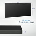 thumbnail image 2 of VIVO Black 60 x 24 inch Universal Table Top for Sit to Stand Desk Frames, 2 of 8