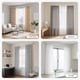 thumbnail image 4 of Barra de Cortina Joydeco Ajustable 81-224 cm Metal Blanca, 4 of 7