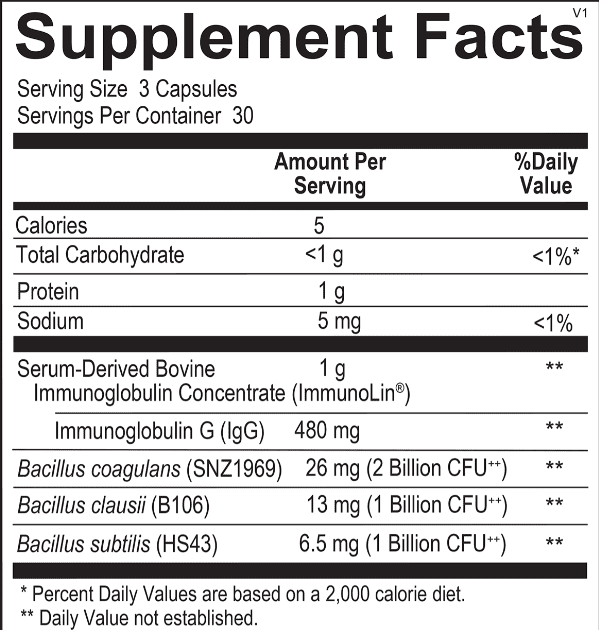 Ortho Spore IG Probiotic 90 Capsules