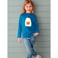 thumbnail image 2 of Boo. Lovely Ghost W Napkin Long Sleeve Toddler -Image by Shutterstock,  2 Toddler, 2 of 4