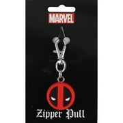 DEADPOOL Logo, Official Licensed DC Marvel Extreme Comics Retro Original Artwork, 1.7" X 4" - Rubber Zipper Pull Action Figure