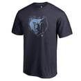 thumbnail image 2 of Men's Navy Memphis Grizzlies Splatter Logo T-Shirt, 2 of 3