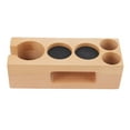 thumbnail image 2 of Coffee Filter Tamper Holder, Wooden Coffee Tamper Holder Coffee Tamping Station With Mat For Cafes Home, 2 of 8