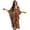 Black and Orange - Leopard, variant on Cow Aztec Tribal Printed Women's Kaftan Maxi Dress Batwing Sleeve V Neck Beach Swimsuit Cover Ups Loose Fit Bathing Suit Coverup Lightweight Caftan Dresses Soft Loungewear