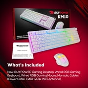 iBUYPOWER Trace Gaming PC Desktop Computer Intel Core Ultra 5 225F CPU, NVIDIA GeForce RTX 5060 8GB GPU, 16GB DDR5 5200MHz RAM, 1TB NVMe SSD, Windows 11 Home, Gamer Keyboard and Mouse - TWI5N5601