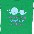 thumbnail image 4 of Inktastic My Cousin Whale-y Loves Me Boys or Girls Baby Bodysuit, 4 of 5