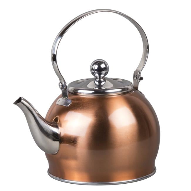 Creative Home 77094 1 qt. Royal Stainless Steel Tea Kettle with
