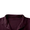 thumbnail image 6 of FAWUUDO Golf Quarter Zip Pullover for Men Mock Neck Sweatshirt Lightweight Sun Protection Men's Long Sleeve Golf Shirt Burgundy, 6 of 8