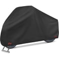 thumbnail image 1 of AngLink Waterproof Motorcycle Cover - All Weather Outdoor Protection, 210D Oxford Motorcycles Scooter Covers with Lock-Holes for 104 inches Motorbike Like Honda, Yamaha, Suzuki, Harley and More, 1 of 9