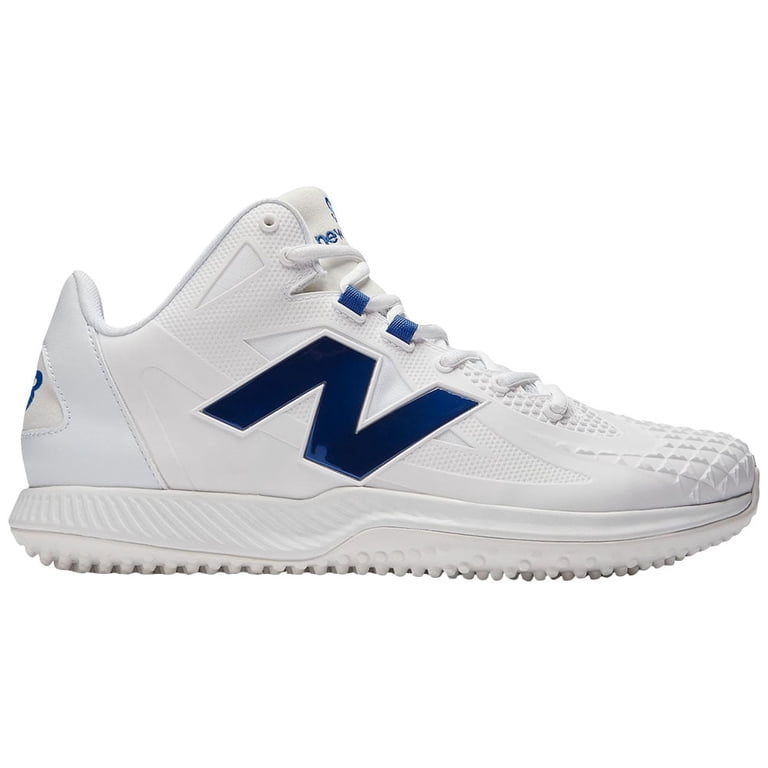 New Balance Men's Ohtani 1 Baseball Turf Shoes White/Blue 12
