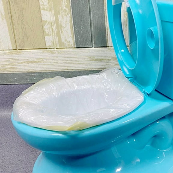 FRCOLOR  100 Pcs Toilet Garbage Portable Potty Training Seat Baby Yellow