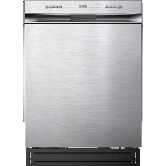 Midea MDF24P21CST 52 dBA Stainless Front Control Dishwasher