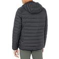 thumbnail image 2 of Men's Lightweight Water-Resistant Packable Hooded Puffer Jacket, Black, Large, 2 of 2