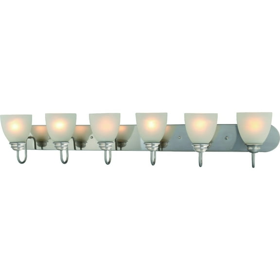 Volume Lighting  Mari 6-Light Indoor Brushed Nickel Bath or Vanity