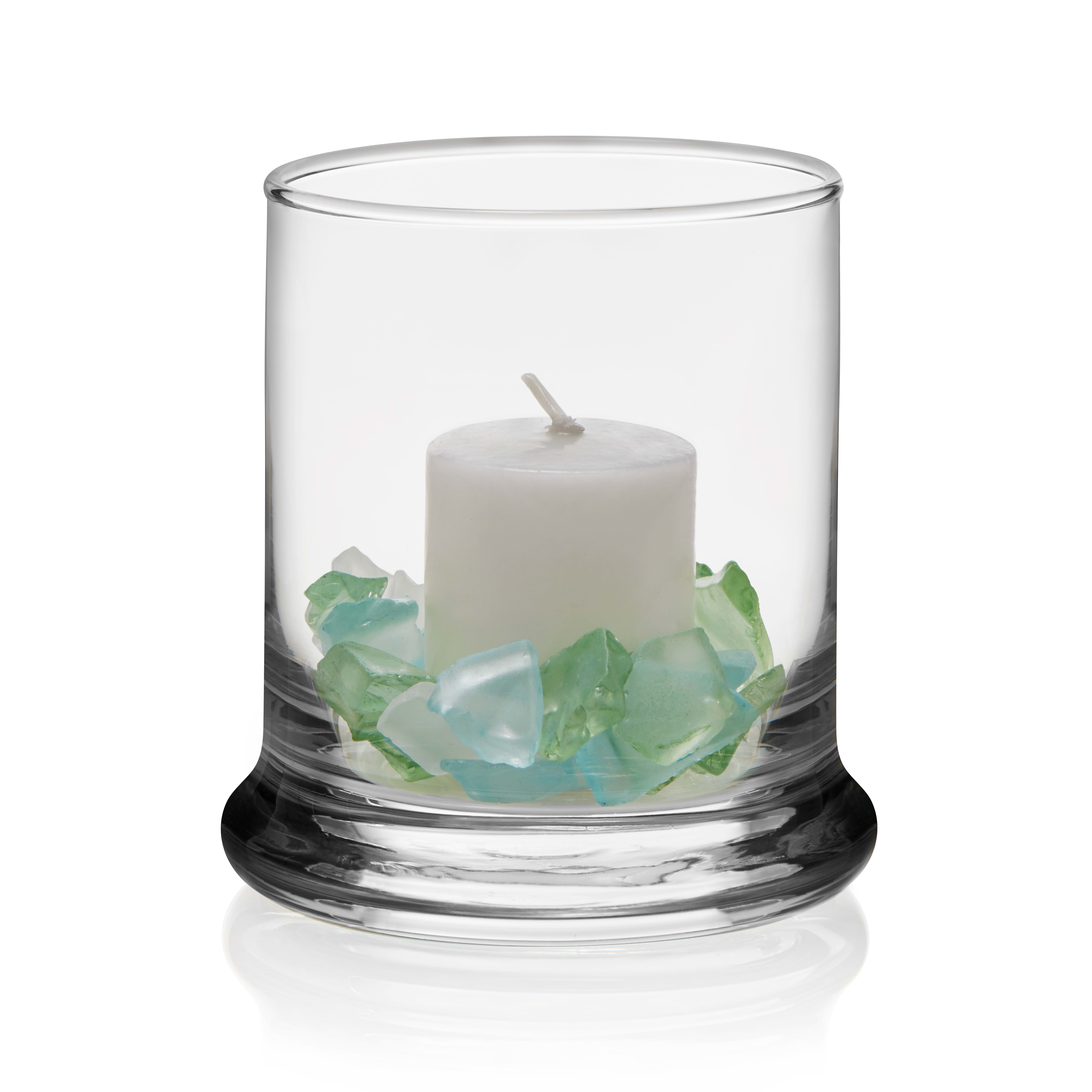 Libbey Status Glass Votive Candle Holders, Set of 12