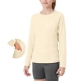 thumbnail image 2 of Maean Kids Sweaters Solid Color Round Neck Soft Warm Basic Knitted Long Sleeve Fall Winter Sweater, 2 of 7