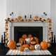thumbnail image 5 of En cuenta que al realizar un pedido cada pieza viene con dos ganchos Lazo de hoja de arce negro Ratán con luces Decoración de otoño de Halloween Hoja de arce simulada ANGGREK Otros, 5 of 8