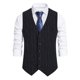 thumbnail image 3 of Chaleco de un solo pecho para hombre, chaqueta de calle informal de negocios transpirable Pompotops  oipoqjl14498, 3 of 8