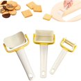 thumbnail image 1 of Cortador de galletas enrollable, cortador de masa para galletas, bolas de masa, herramientas de decoración de pasteles (juego de 3 piezas), 1 of 5