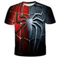 thumbnail image 2 of Camisetas de Spiderman para niños, camisetas con estampado de dibujos animados para niños, pantalones cortos de verano, traje informal, nueva camiseta de Sonic para niños, 2 of 5
