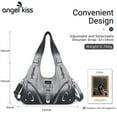 thumbnail image 2 of Angelkiss Hobo Shouder Purses for Women Crossbody Bag with Adjustable Long Straps Ultra Soft with Multiple Pockets, 2 of 5