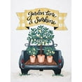 thumbnail image 2 of Ebert, Roey 25x32 White Modern Wood Framed Museum Art Print Titled - Garden Time And Sunshine I, 2 of 4