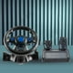 thumbnail image 1 of Volante simulador de carreras, ordenador práctico, USB, volante de coche, color negro, 1 of 7