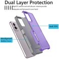 thumbnail image 5 of For Motorola Moto G Power 5G 2024 Case ,2 in 1 Phone Case for Moto G Power 5G 2024 6.7 inch ,Takfox Shockproof Protection Heavy Duty Armor Hard Plastic & Rubber Rugged Full Body Bumper Cover -Purple, 5 of 14