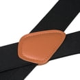 thumbnail image 3 of Buyless Fashion Suspenders for Men - 48" Elastic Adjustable Straps 1 1/4" - X Back, 3 of 7