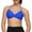 Blue, variant on Women's Everyday's Solid Bygge Yoga Bra with Thin Straps Breathable Slim Fit Sports Crop Top for Yoga and Training Extra Long Workout Tops for Women Sports Bras for Cheerleaders plus Size