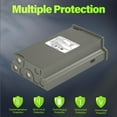 thumbnail image 2 of 1 Pack 6000mAh Rechargeable Camera Battery, Compatible with Tactacam Reveal Ultra, X Gen 2.0, Gen 3.0, X Pro, Pro 3.0, SK, XB, X Hunting Cellular Trail Camera, 2 of 6