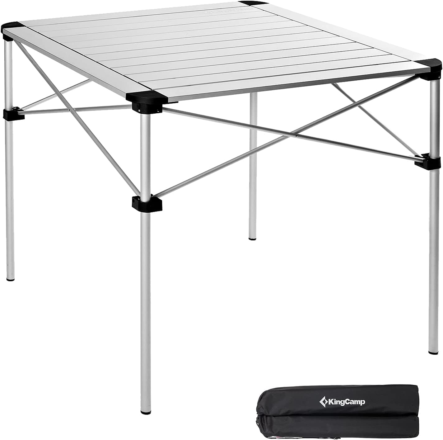 Roll Up Aluminum Folding Table Compact Camping Foldable Camp Tables for