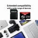 thumbnail image 4 of MicroSDXC de 256 GB, UHS-I U3, V30, Clase 10: alta velocidad para vídeo 4K UHD y monitoreo en tiempo real (dash cam), con adaptador SD, 4 of 7