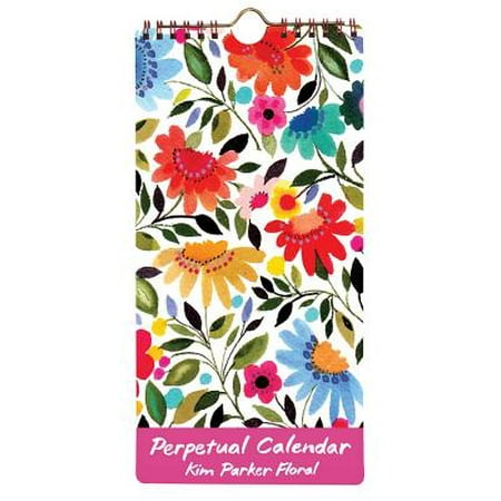 Perpetual Desk Calendar - Kim Parker Floral Perpetual Calendar