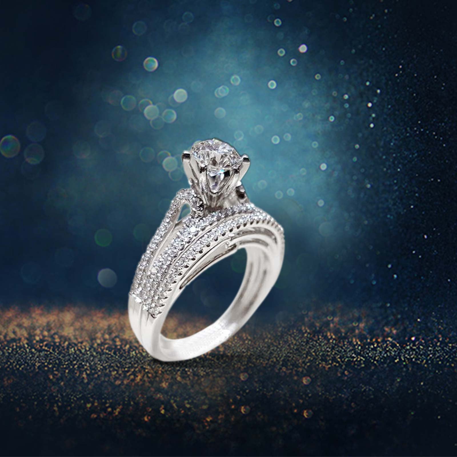 gold wedding rings, diamond, gold, diamond ring, hd wallpaper. AI-Generated  30057382 Stock Photo at Vecteezy