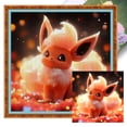 thumbnail image 1 of (9) Hilo Algodón Ecológico Bordado 11CT 3 Hebras Impresión 40*40cm Pokémon Eevee Kit Serie Cine Y Televisión Punto Cruz, 1 of 9