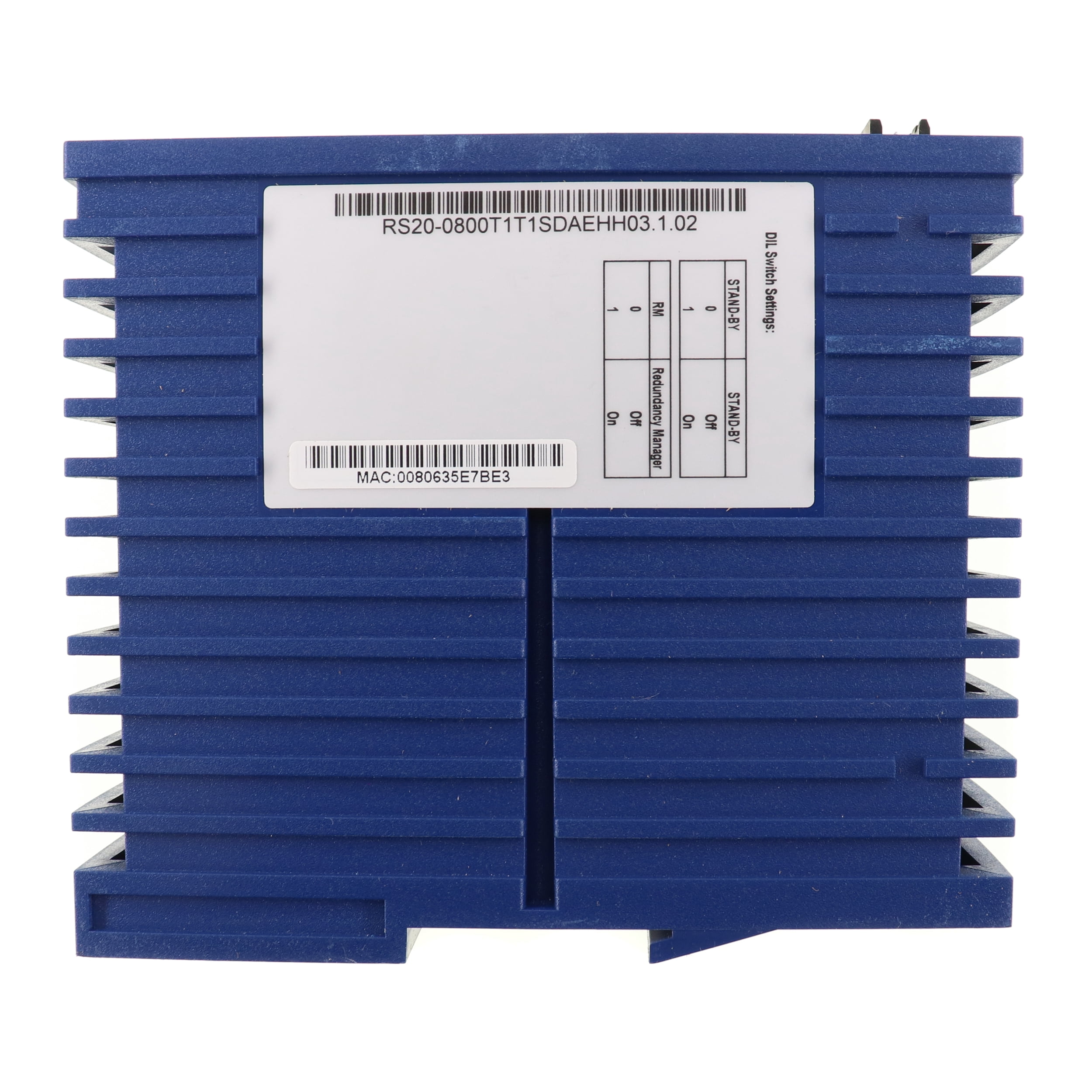 Hirschman RS20-0800T1T150AEHH04.0.01 Industrial Ethernet Switch, 8-Port, Rail/DIN Mount