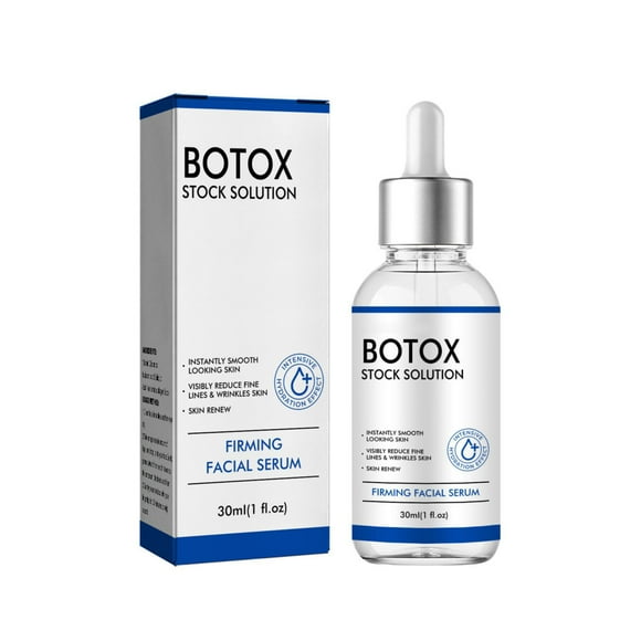 Botox Face Serum, Botox in A Bottle, Botox Stock Solution Facial Serum with Vitamin C & E, Instant Face Tightening & Anti Aging Serum, Boost Skin Collagen, Reduce Fine Lines, Wrinkles 1 oz,30g