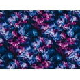 thumbnail image 2 of Zelouf Aspen Bloom Print Scuba Knit , Sewing, DIY, Crafts Fabric by the Yard, 649 Orchid/blue, 7 Yard, 2 of 2