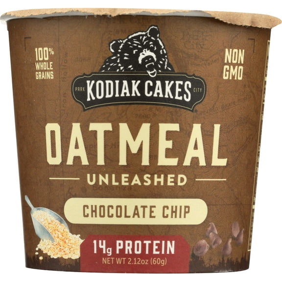 Kodiak Instant Protein Chocolate Chip Oatmeal In A Cup, 2.12 Ounce