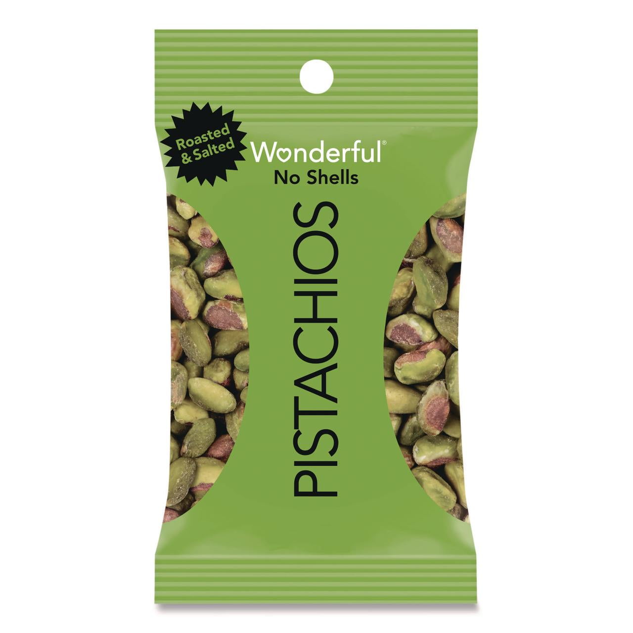Wonderful Pistachios Variety Pack No Shells 0.75 oz. 24 Bags/Box (070146A29V)