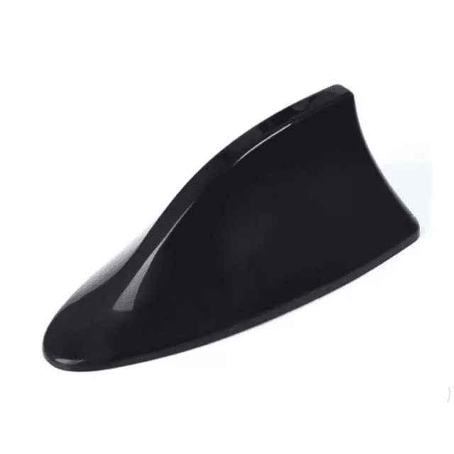 "Antena Aleta De Tiburón Funcional Para Radio Universal de auto negro "