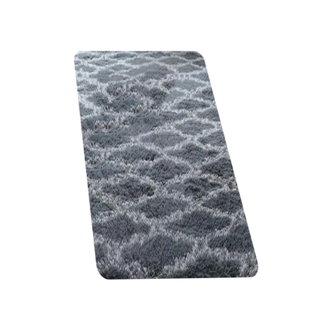 Meitianfacai s Fluffy Runner Rug for Living Room, Square Shaggy Bedside Rug, Modern Geometric Ultra Soft Indoor Non-Slip Area Rug, Hallway Plush Carpet for Dorm Floor Decor Carpets,19.7x31.5inch