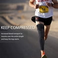 thumbnail image 3 of Extra Long Leg Support Knee Sleeves for Basketball, Football, Knee Pain, Exercise, 3 of 5