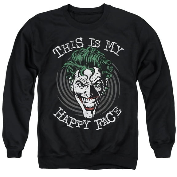 Batman - Maniacal Spiral - Crewneck Sweatshirt - Medium